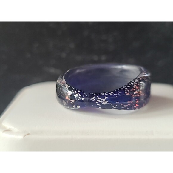 Handmade Artisan Glass Ring SIZE US 5.5 - Picture 4 of 10